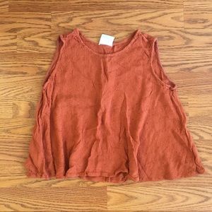 Flowy Vintage Crop Top